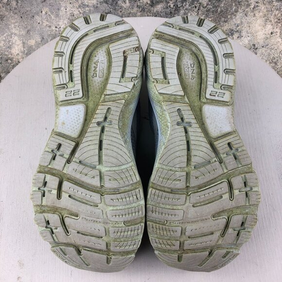 Brooks Women's Size 7.5B Adrenaline GTS 22 Blue Lace-Up Running Sneakers FAIR - Picture 10 of 15